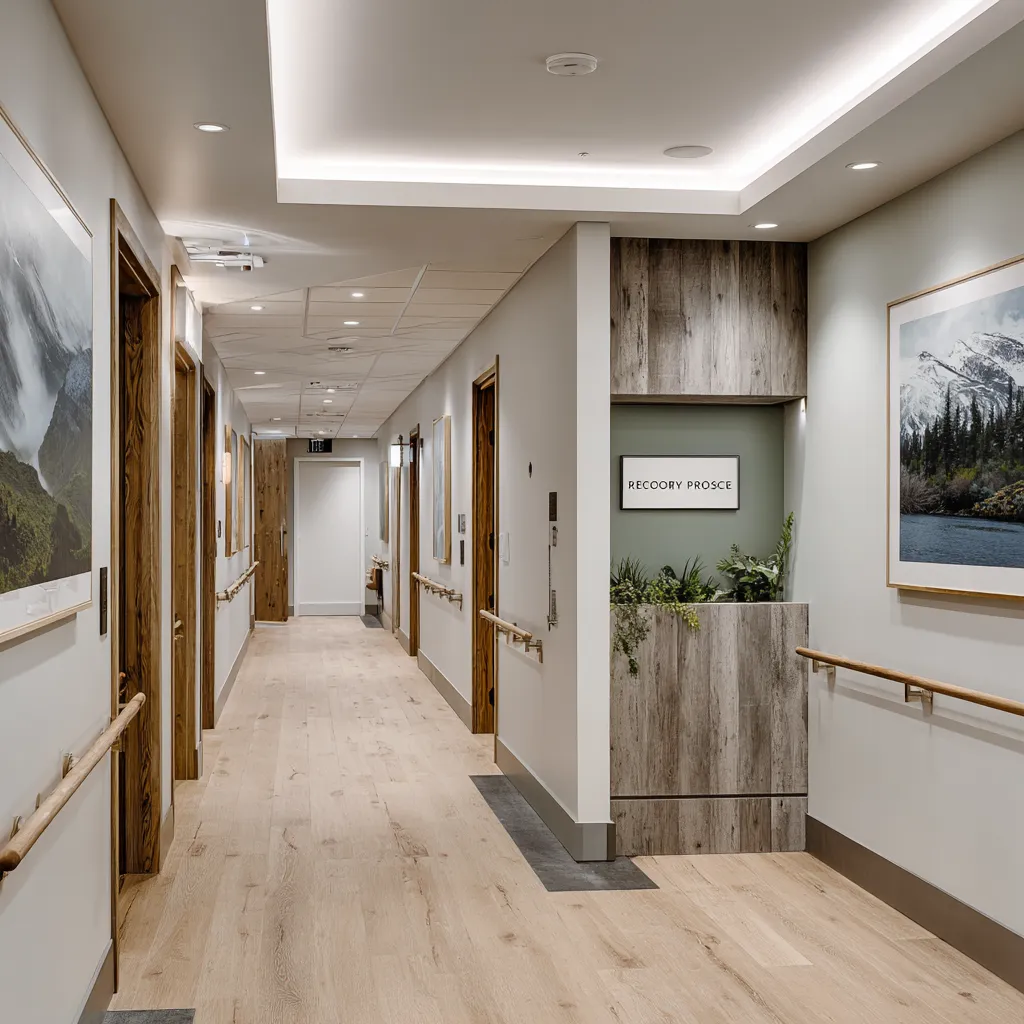 Welcoming admissions area at ABH Rehab